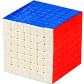 Фотография Кубик рубика YJ 7x7x7 RuiFu Цветной пластик (ВайДжей 7х7х7 РуиФу) [=city]