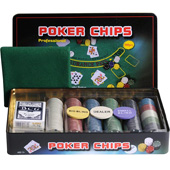 Фотография Набор для покера Holdem Light на 300 фишек с номиналом [=city]