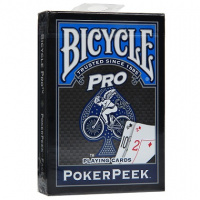 Фотография Карты Bicycle Pro Poker Peek, синие [=city]