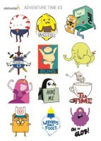 Фотография Стикер лист Stickerlab - Adventure time #3 [=city]