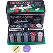 Фотография Набор для покера Holdem Light на 200 фишек с номиналом HL200+ [=city]