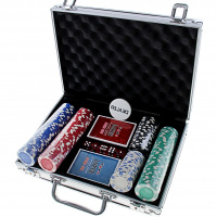 Фотография Набор для покера в кейсе 200 фишек без номинала [=city]